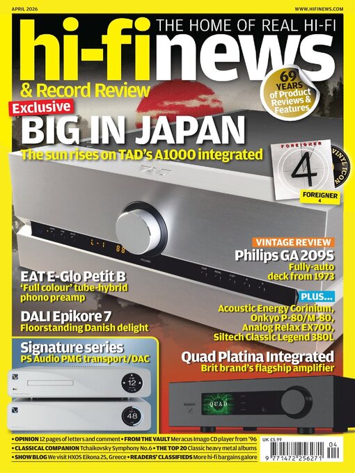 Title details for Hi Fi News by AV Tech Media Ltd - Available